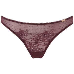 Gossard Thong Brief Glossies Lace
